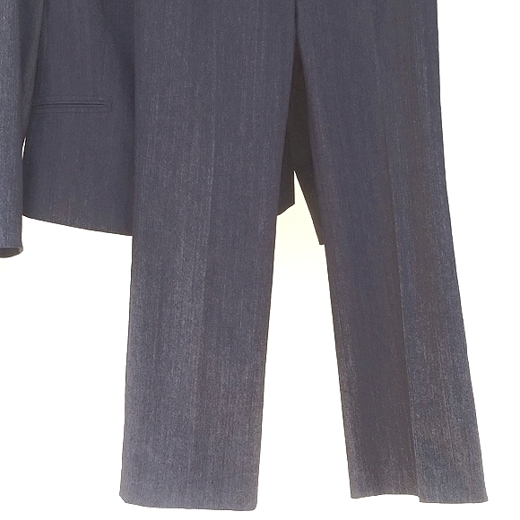 NEW 6P FULLY LINED EVAN PICONE GRAY GREY-BLUE PANT SUIT - Picture 4 of 8